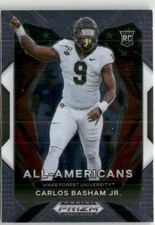2021 Panini Prizm Draft Picks All-American RC Carlos Basham Jr. Rookie Wake