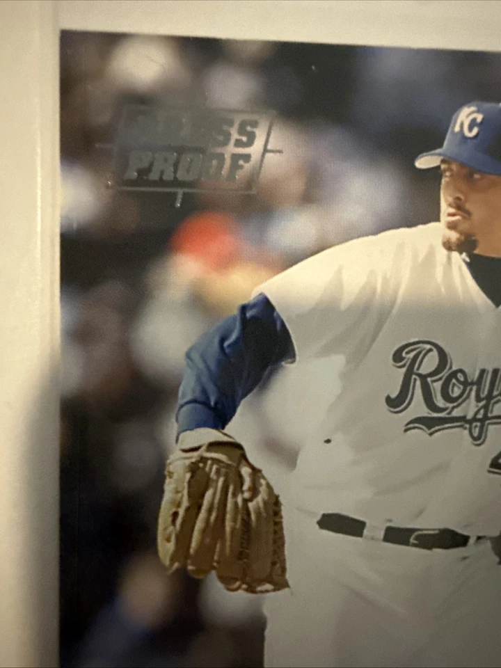 2004 Leaf #40 Jeremy Affeldt Press Proof Silver /50 Royals - Image 2 of 4