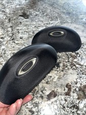 Oakley Sunglasses Hard Case- Zipper Shell- Nylon Black Lot Of 2