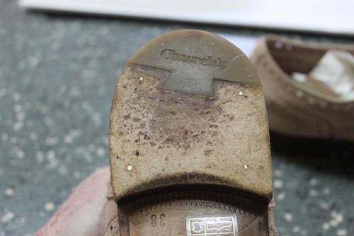 Church's Cape Buck Burwood Wildleder Oxford Brogue Schuhe Größe 38 Made in Italy - Bild 10 von 16