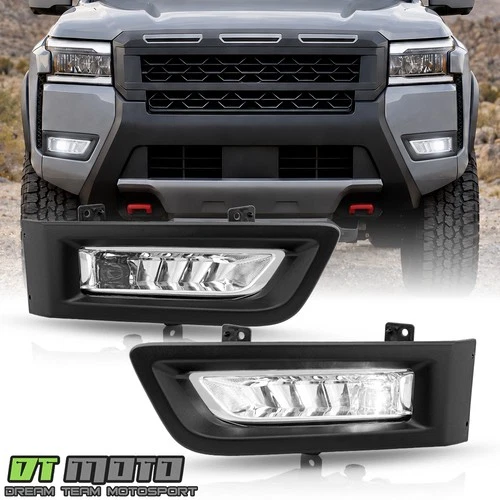 For 2025-2027 Nissan Frontier LED Bumper Fog Lights Driving Lamps w/ Switch Pair - product listing photo