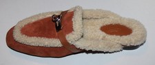 Zapato derecho Hermes gamuza y piel de oveja Oz Mule talla 41 solamente