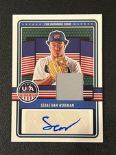 Sebastian Norman 2023 USA Stars & Stripes Auto Relic 15U-SN