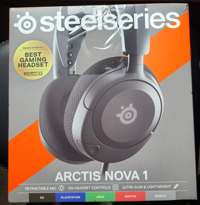 SteelSeries Arctis Nova 1 Gaming Headset - Black
