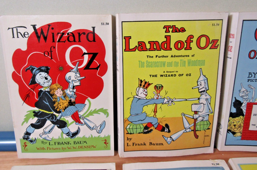 L.Frank Baum WIZARD OF OZ Series Lot 6 Set 1956 Rand McNally Paperback Books - Bild 4 von 24