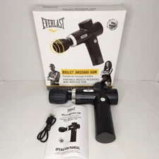 Everlast Bullet Massage Gun Cordless Rechargeable Portable Muscle Recovery