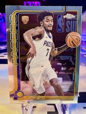 2025-26 Kam Jones Topps Chrome Rookie Card #289 Indiana Pacers