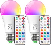 LED GlüHbirne E27 Farbwechsel 12W A60 Mit Fernbedienung Lichtsteuerung