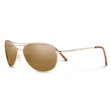 Suncloud Patrol Sunglasses, Gold Frame, Polarized Brown Lens