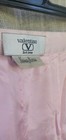 VALENTINO Íntimo Neiman Marcus, Pleated Midi Skirt,  Silk, Pink Retail $1200  — photo 3