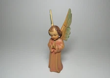 Anri Angel Praying 3.25" Carved Wood Sculpture