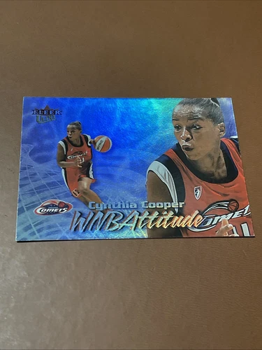 2000 Ultra WNBA WNBAttitude #9 Cynthia Cooper Houston Comets USC Trojans