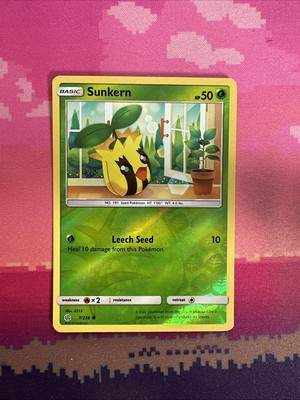 Pokemon Karte Sunkern Cosmic Eclipse Reverse Holo 7/236 Near Mint