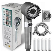 Drivse iondrops Filtered Shower Head with Handheld,High Pressure Showerhead