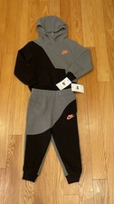 Nike Boys Pullover Hoodie  Pockets Jogger Pants Set Size 4