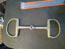 used D Ring Snaffle bit 5 in mouth nickel