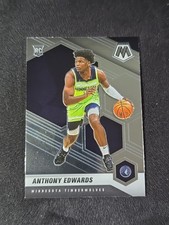2020-21 Panini Mosaic Rookie Variation Anthony Edwards #201 (RC) Timberwolves SP