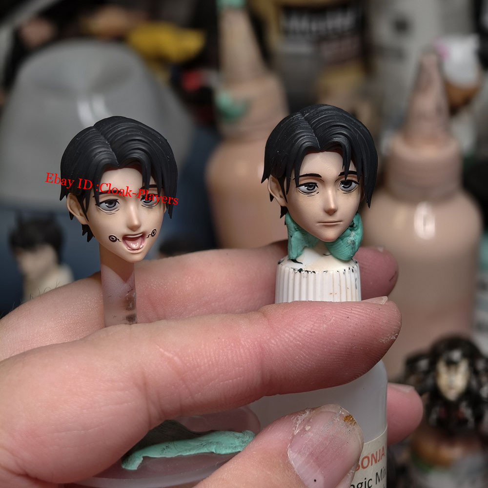 Talla de cabeza personalizada 1/12 para figura de 6" VTOYS Romankey Jujutsu Kaisen Okkotsu Yuta