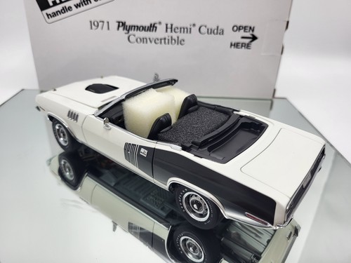 DANBURY MINT 1971 PLYMOUTH HEMI CUDA CONVERTIBLE **RARE/PRISTINE/COMPLETE/READ - Picture 21 of 24