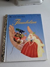 Vtg Little Golden Book Thumbelina By Hans Christian Anderson