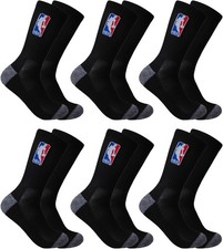 Ultra Game Youth NBA Official Athletic Cushioned Secure Fit Crew Socks - 6...