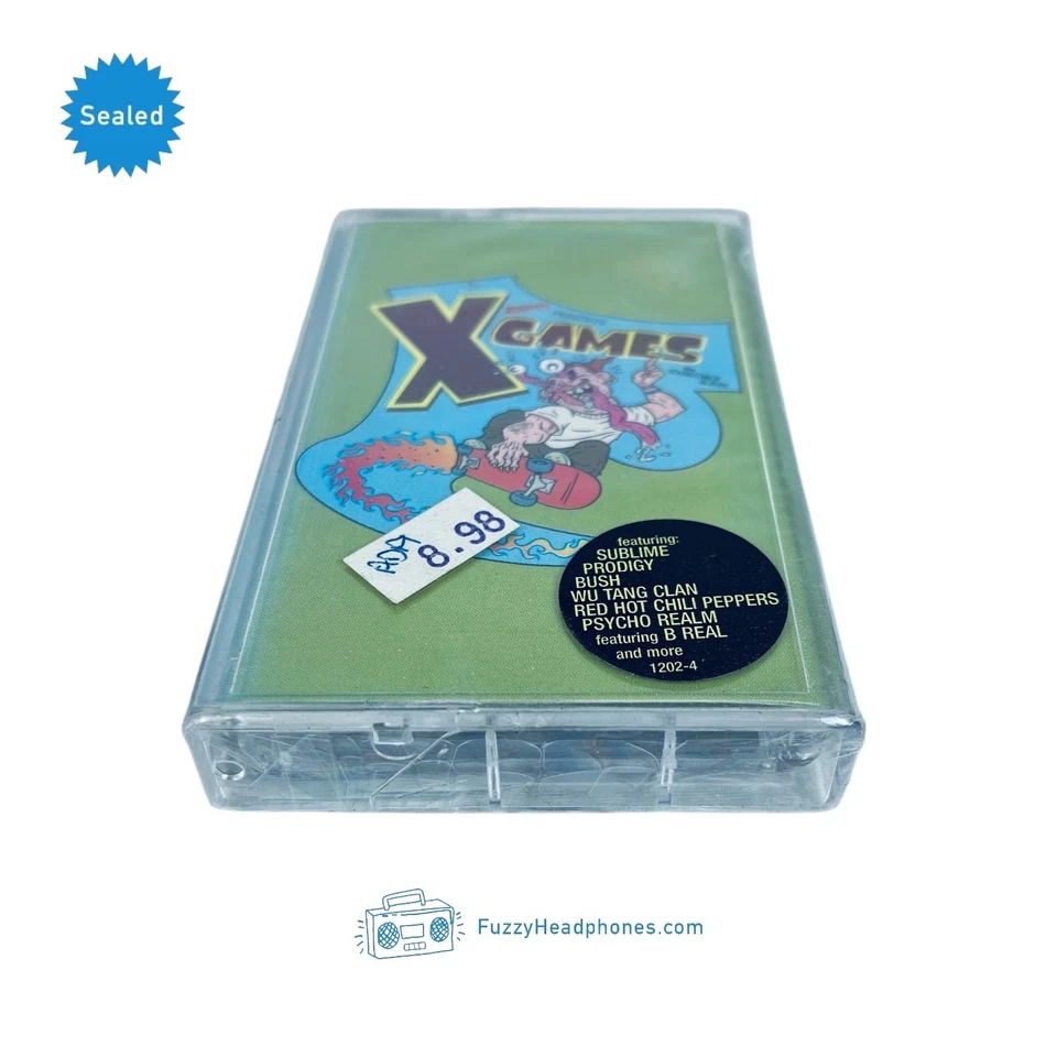 ESPN X Games Cassette Tape 1997 Wu-Tang Sublime Goldfinger Helmet Prodigy SEALED - Image 4 of 4