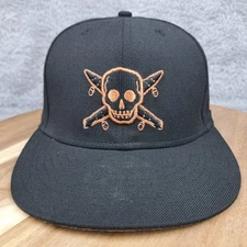 Vintage Fourstar Clothing Hat Cap Fitted 7 1/8 Black Koston Mariano Skateboard