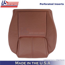 2006-2009 For Jeep Commander Leatherette Perf. Driver Bottom Cover Saddle Brown