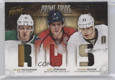 2013-14 Panini Prime Trios 8/25 Alex Ovechkin Valeri Nichushkin Rookie RC 0q4m