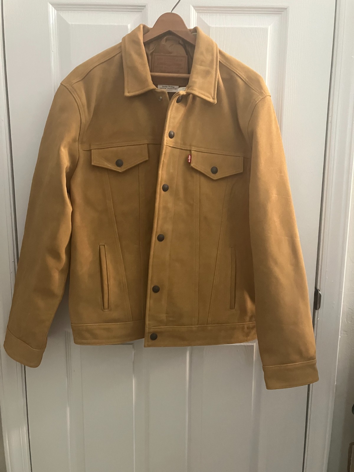 F1 Brad Pitt Levis highland suede trucker Premium jacket Large