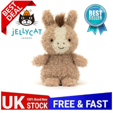 7 Zoll Jellycat kleines Pferd Stofftier Pferd & Pony Plüschpuppe Etiketten + Staubbeutel 1 Stck.