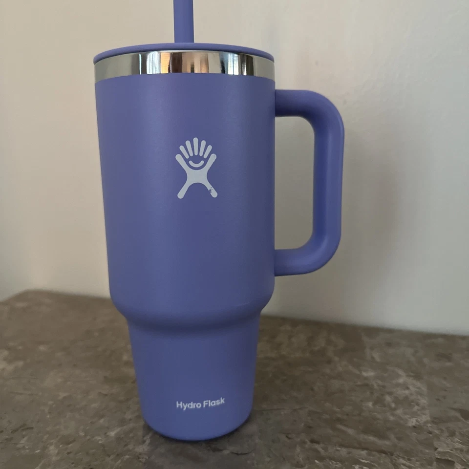 Hydro Flask vacuum-insulated stainless steel travel tumbler with lid and straw - Image 2 of 4