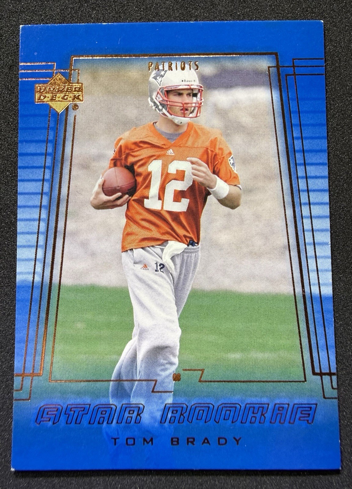 Upper Deck 2000 Star Rookie Tom Brady #254 Football New England Patriots GOAT