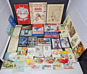 junkな海外紙モノBOX♪サイズ100にたっぷり　エフェメラ　ヴィンテージ Vintage Ephemera | eBay