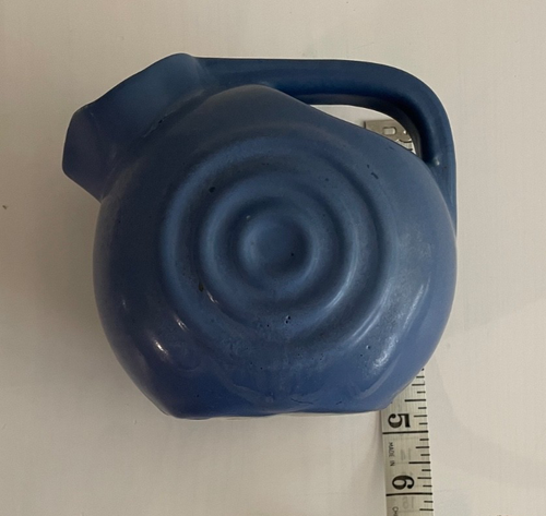 Vintage Niloak kleiner blauer Krug