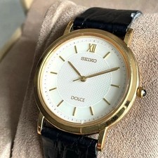 Working Rare SEIKO DOLCE 5E31-0AA0 Watch