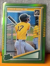 2025 Donruss Optic #123 Konnor Griffin Lime Green Prizm RC /149 