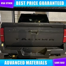 Tailgate Insert Letters Compatible For 2016-2023 3D Emblems Adhesive Matte Black