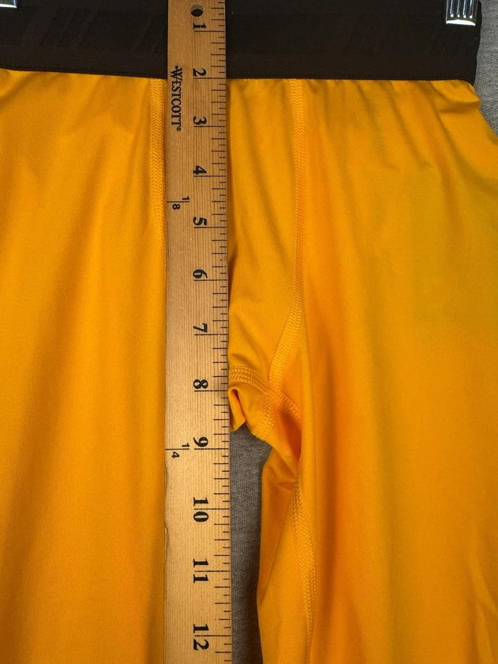 DSG Compression Tights Womens Size M 10-12 Yellow Form Fitting Base Layer New - Image 3 of 4