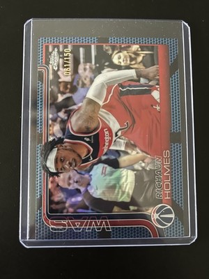 2025-26 Topps Chrome Richaun Holmes (#236) Blue Basketball Refractor /150