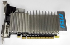 PCIe x16 Grafikkarte MSI, nVidia GeForce 210, 1 GB DDR3, DVI VGA HDMI, gebraucht