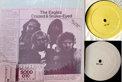 EAGLES, THE rare Live double LP: CRAZED & SNAKE-EYED - 1977 Sydney - NM