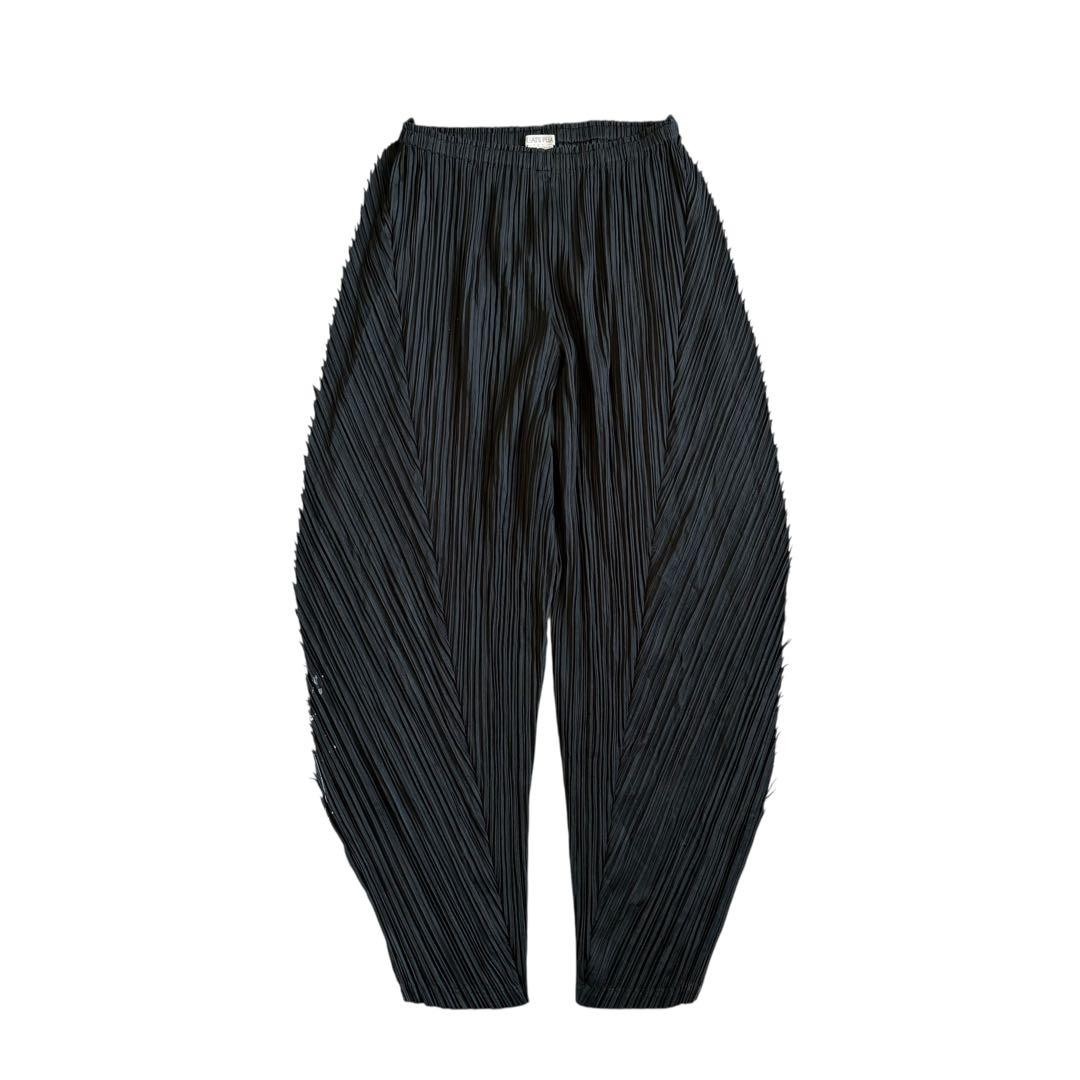 ISSEY MIYAKE PLEATS PLEASE Dragon Lantern Pants Wide Leg Slacks