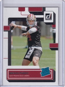 2022 Panini Donruss Rated Rookie Brock Purdy #374 (RC) SF 49ers NFL