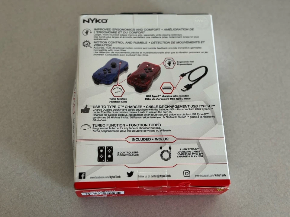 Nyko Dualies Pair of Motion Controllers for Nintendo Switch- Joy Con Alternative - Image 3 of 4