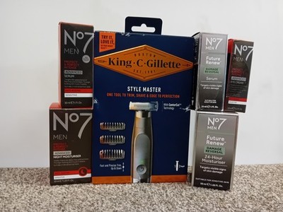 RESTPOSTEN HERREN RASUR GESUNDHEIT ARTIKEL KING GILLETTE MEN N07 ALLE VERSIEGELT BRANDNEU