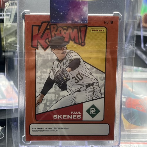 2024 Panini Prospect Edition Paul Skenes Rookie RC KABOOM! SSP PIRATES Cy Young - Picture 8 of 9