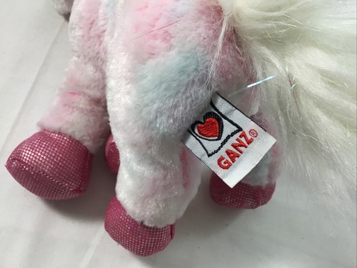 Ganz Webkinz Pink Pony Plush HM117 No Code 8" - Picture 7 of 11