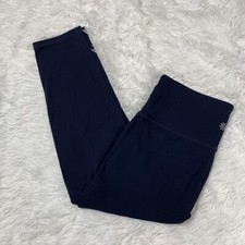 Athleta Women  s Capri Leggings Womens Size S Small Blue Stretch Gym