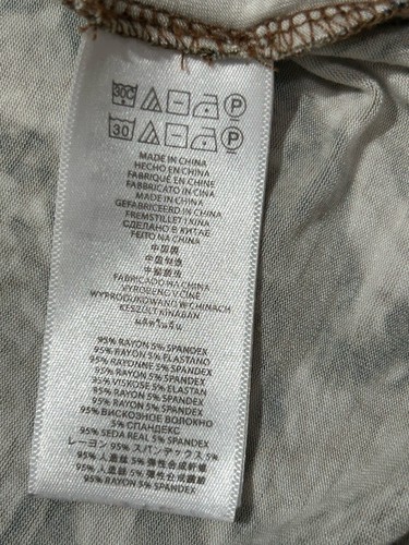 Michael Kors Womens Shirt Size Medium Multicolor Animal Print Soft Stretch - 第 10/10 張圖片